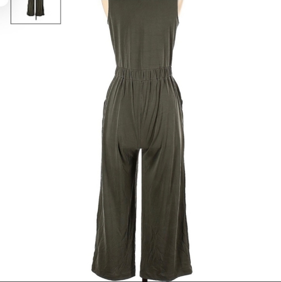 3/$30 A New Day Gray Sleeveless Jumpsuit - Picture 4 of 9